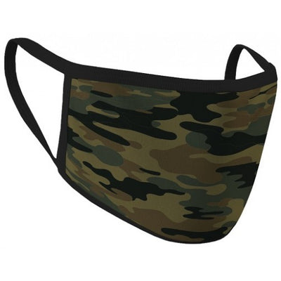 2-ply Polyester/Cotton Camo Mask Assorted Colors-Accessories-Med Spot Scrub Shop, LLC