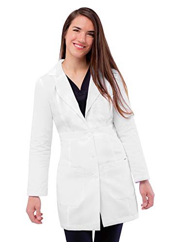 Women's 33" Adjustable Belt Lab Coat-Lab Coat-Med Spot Scrub Shop, LLC