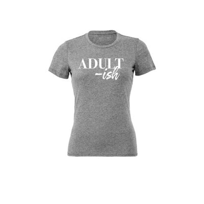 Adult-ish - Ultra Soft Short Sleeve Tee-T-Shirt-Med Spot Scrub Shop, LLC